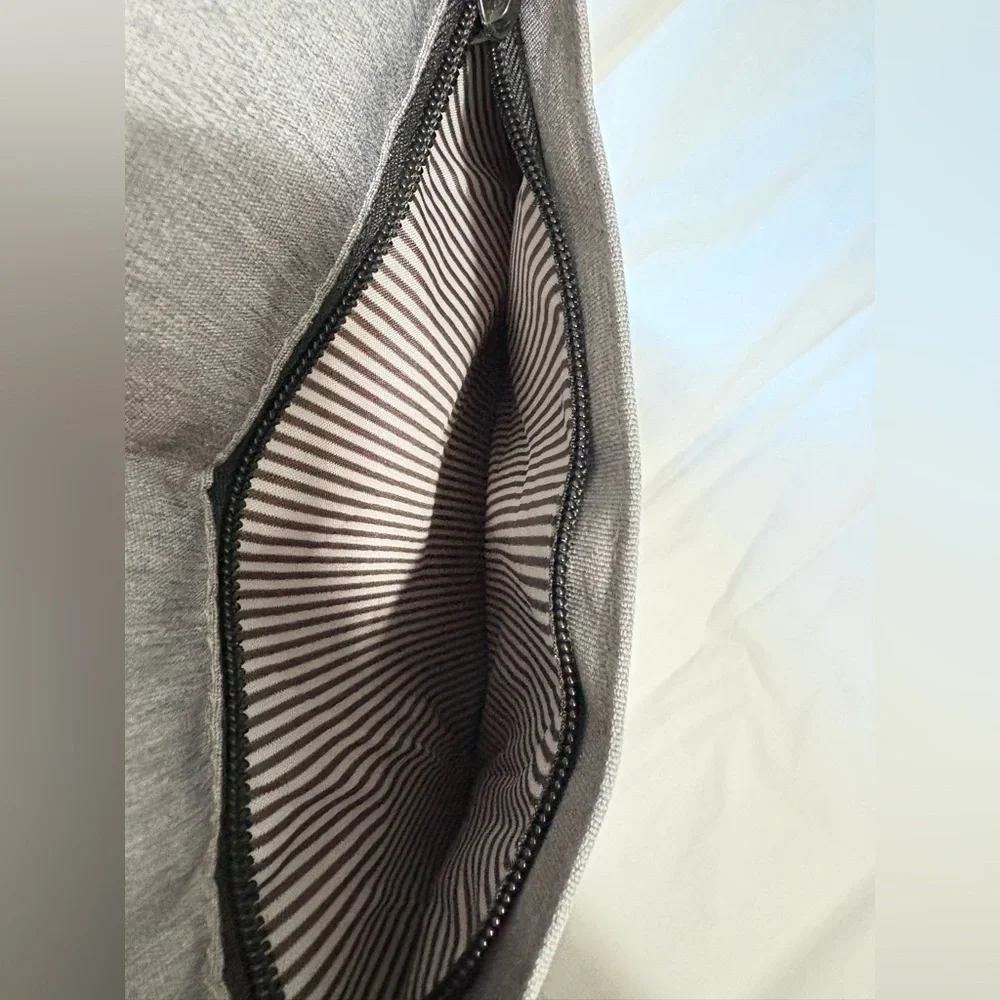 Grey Laptop Backpack Sleeve – Men's Slim Travel Bag